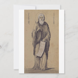 Prophet Elijah Father of Carmelites Holiday Card