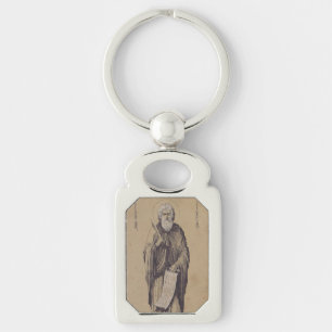 Prophet Elijah Father of Carmelites Keychain