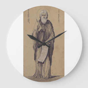 Prophet Elijah Father of Carmelites Large Clock