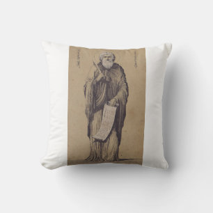 Prophet Elijah Father of Carmelites Throw Pillow