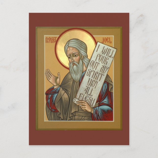 Prophet Joel Prayer Card (Front)