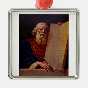 Prophet Moses on Mount Sinai – High-Fidelity Epic  Metal Ornament