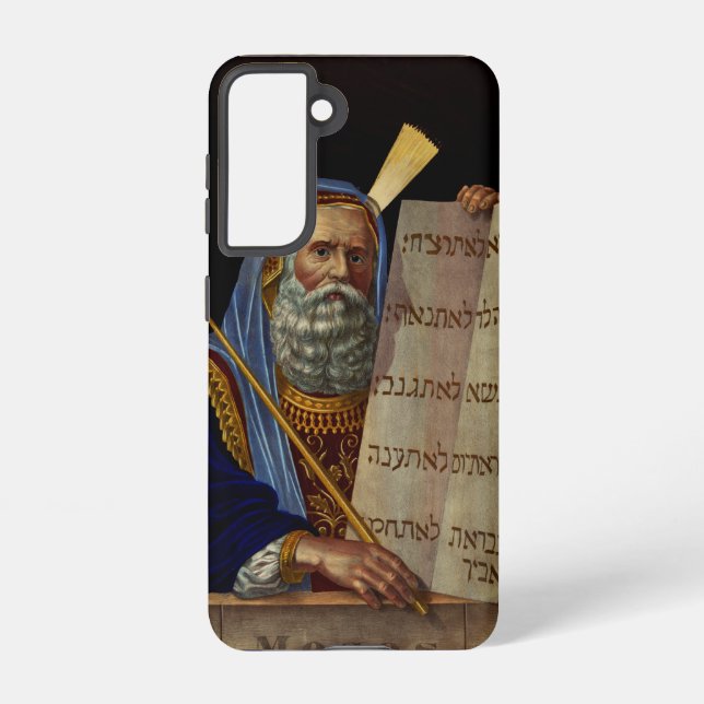 Prophet Moses with the Tablets of the Law  Samsung Galaxy S21 Case (Back)