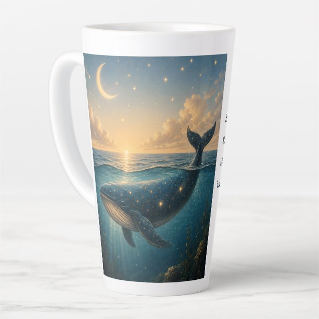 Prophet Yunus Islamic Nursery Latte Mug (Left Angle)
