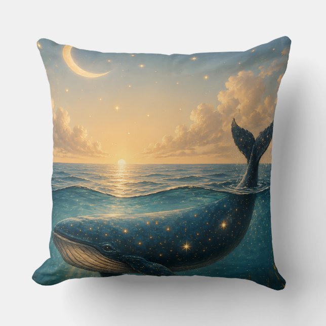 Prophet Yunus Islamic Nursery Throw Pillow (Front)