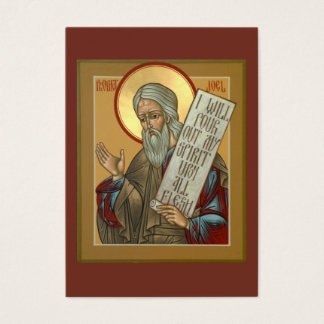 Prophète Joel Mini Carte de prière