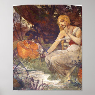 Prophetess Alphonse Mucha Poster