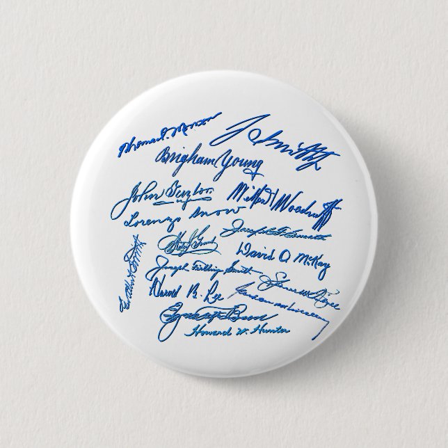 Prophets Autographs 2 Inch Round Button (Front)