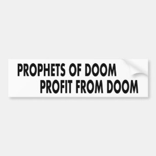 PROPHETS OF DOOM BUMPER STICKER