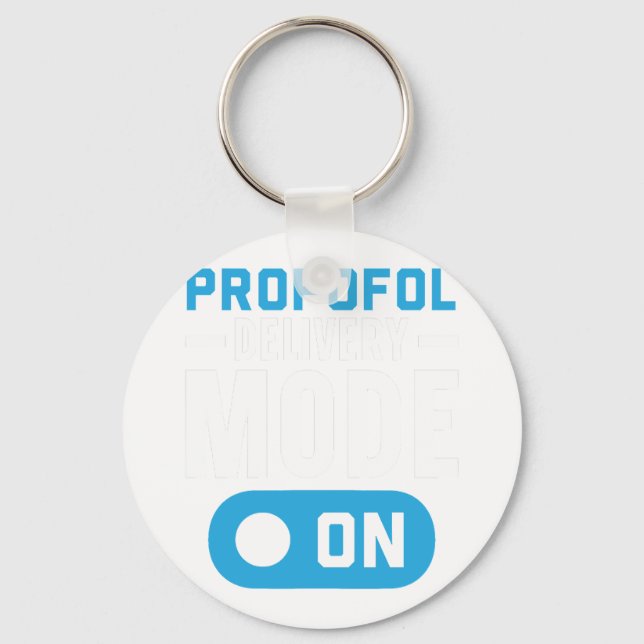 Propofol Delivery Mode On Anesthesia Anesthetist Keychain (Front)