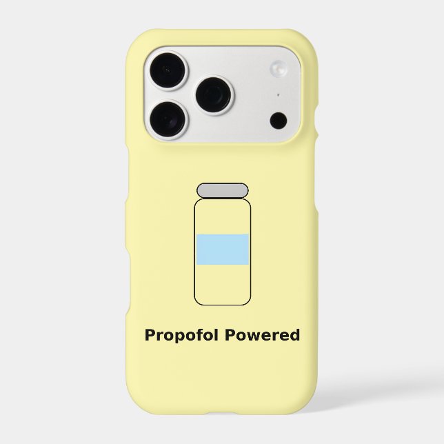 Propofol Propulsé – Humour d'anesthésiste Drôle (Verso)