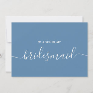 Proposal Bridal Party Will You Be My Bridesmaid Invitation