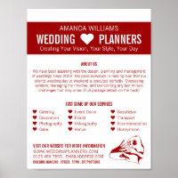 Proposal Design, Wedding Event Planner Advertising