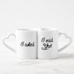 Proposal Mugs<br><div class="desc">Mugs announcing a marriage proposal.</div>