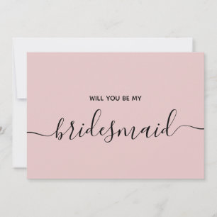 Proposal Will You Be My Bridesmaid Bridal Party Invitation