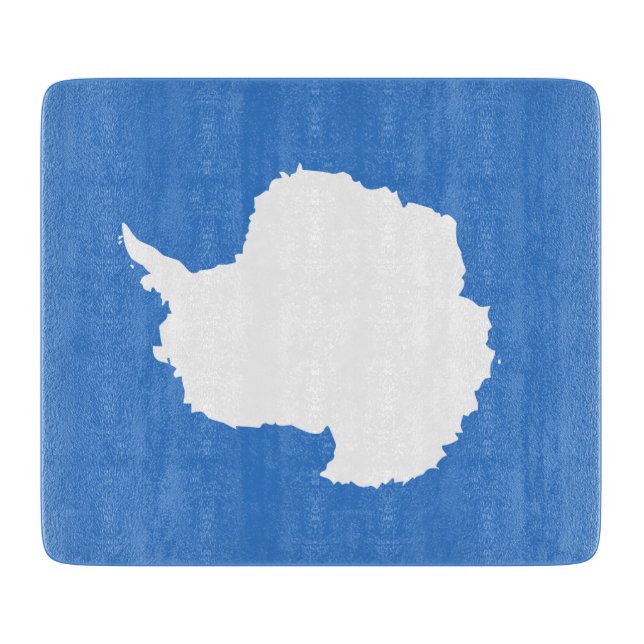 Proposed Flag of Antarctica (by Graham Bartram) Cutting Board (Front)