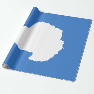 Proposed Flag of Antarctica (by Graham Bartram) Wrapping Paper