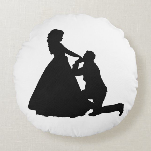 PROPOSING ROUND PILLOW (Front)