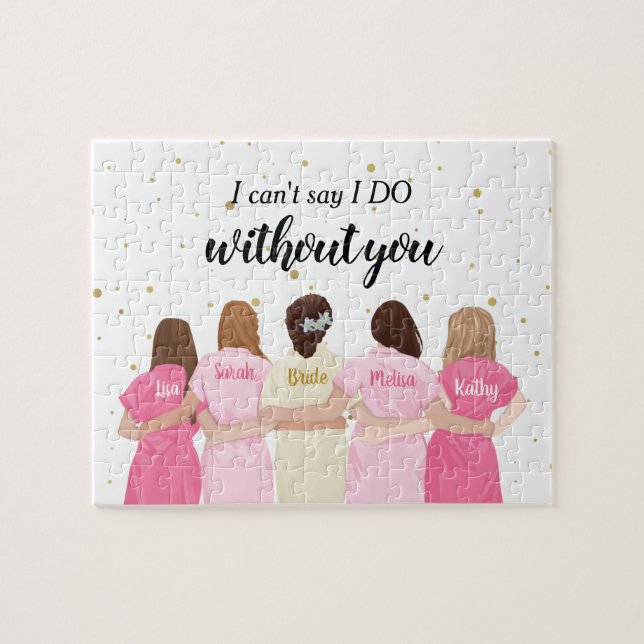 Proposition de la Bridesmaid - Puzzle (Horizontal)