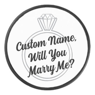 Proposition de rondelle de hockey personnalisée po