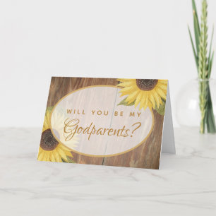 Proposition Godparent Carte Russe de tournesol en 