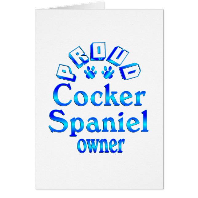 Propriétaire de cocker (Devant)