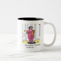 Propriétaires de chats amusants Humour Mug de café