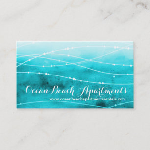 Propriété côtière de plage laissant des cartes