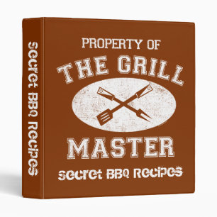 Propriété de classeur de recette de maître de gril