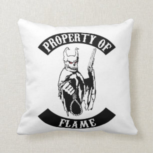 Propriété de coussin de flamme