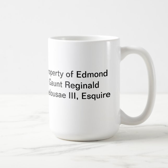 Propriété de tasse d'Edmond (Droite)