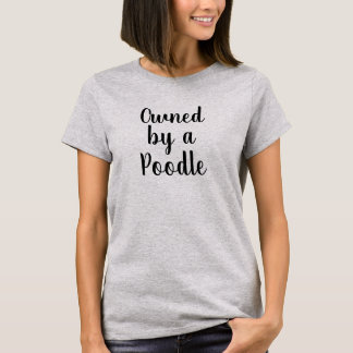 Propriété d'un T-shirt Poodle