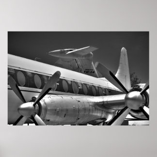 Props & Tails in Black & White Poster