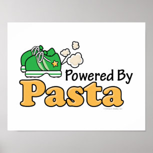 Propulsé Par Pasta Runner Poster
