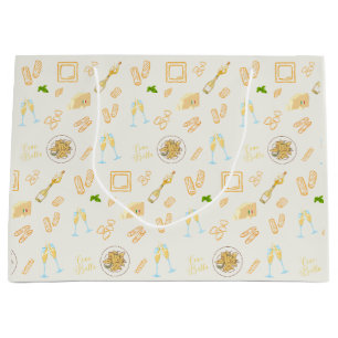 Prosecco and Pasta Birthday Large Gift Bag