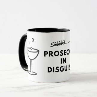 Prosecco in disguise coffee mug
