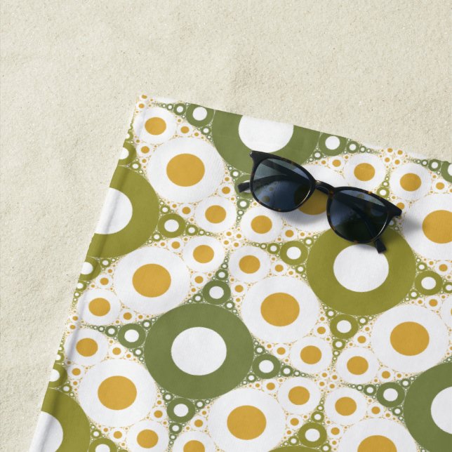 Prosecco — Olive — Beach Towel (In Situ)