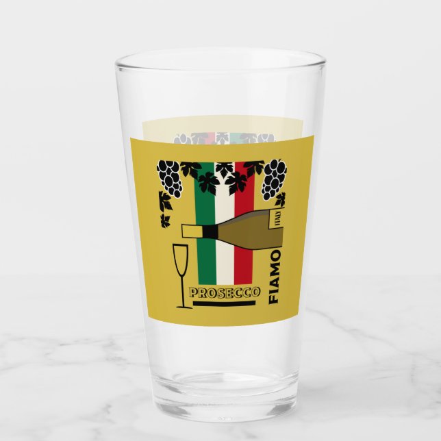 Prosecco sparkling wine  glass (Front)