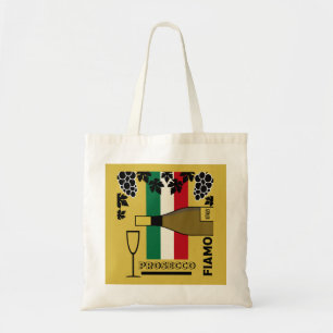 Prosecco sparkling wine   tote bag