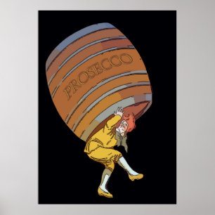 Prosecco, Wine Barrel Poster