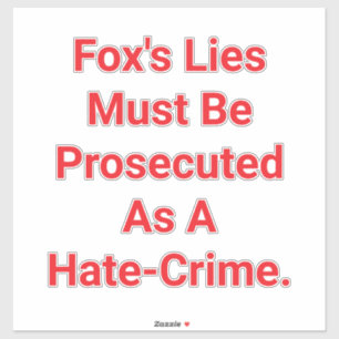 Prosecute Fox Lies Hankamer Artjunkhaus SAVE USA