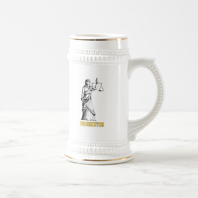 PROSECUTOR BEER STEIN (Right)