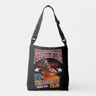 Prosecutor Vs Felon Harris Walz 2024 Tote Bag