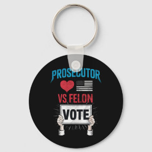 Prosecutor vs Felon Vote Keychain