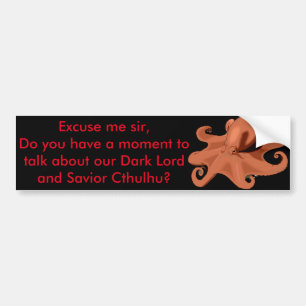 Proselytize For Cthulhu Bumper Sticker