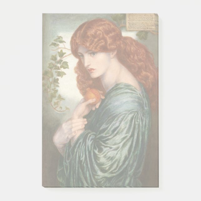 Proserpine by Dante Gabriel Rossetti Post-it Notes (Front)