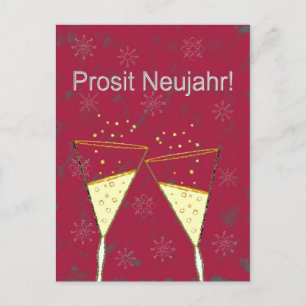 Prosit Neujahr Postcard