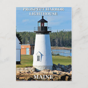 Prospect Harbour Lighthouse, Maine Postcard