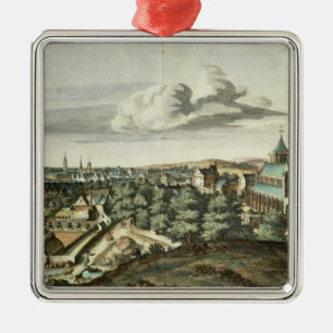 Prospect of the Town of Glasgow Metal Ornament