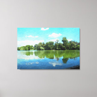 Prospect Park Lake #2 Wrapped Canvas